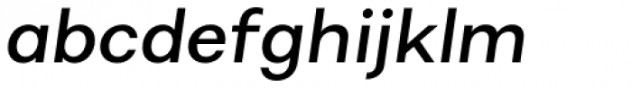 Alergia Grotesk Wide Medium Italic