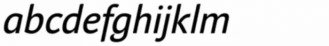 Andulka Sans Text Italic