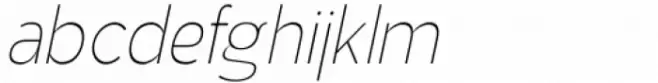 Aukim Extra Light Condensed Italic