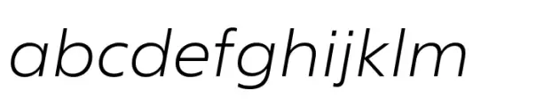 Bajazzo Expanded Extralight Italic
