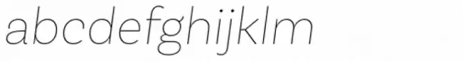 Basic Sans Alt Thin Italic