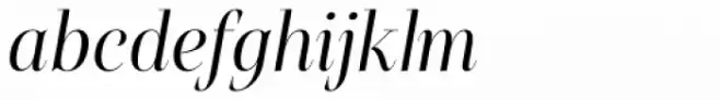Belda Didone Condensed Book Italic