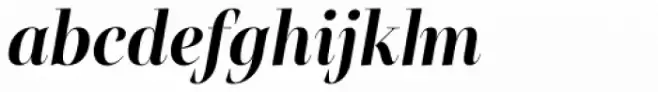 Belda Didone Condensed Ex Bold Italic