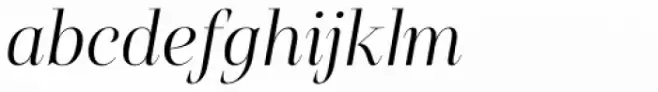 Belda Didone Extended Light Italic