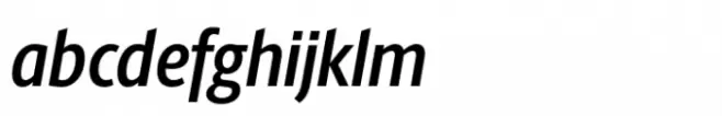 Berlingske Sans Condensed Std Demibold Italic