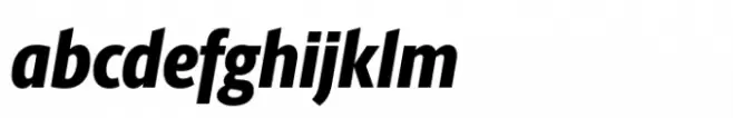 Berlingske Sans Condensed Std Extrabold Italic