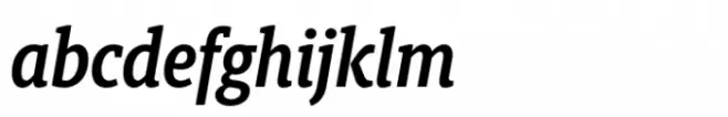 Berlingske Slab Condensed Std Demibold Italic