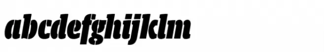 Berlingske Slab Stencil Std Black Italic