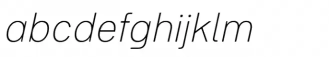 Burstwick Thin Italic