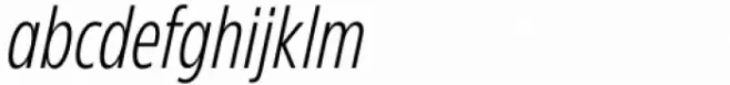 Eastman Condensed Compressed Light Italic
