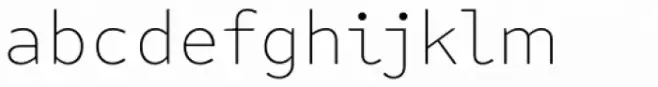 FF Attribute Text Thin