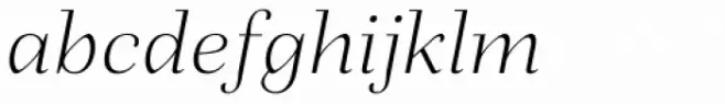 Fiorina Subhead Extra Light Italic