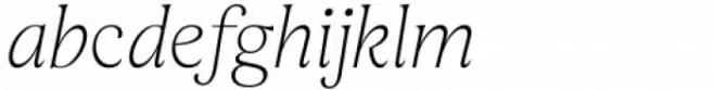 fj Meduza Thin Display Italic
