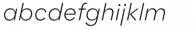Flink Neue Light Italic