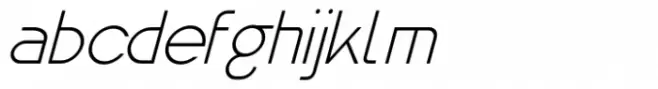 Gal Sans O Type Light Oblique