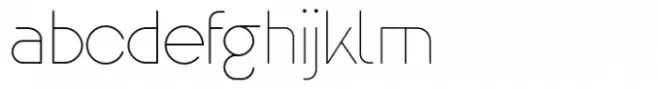 Gal Sans O Type Thin
