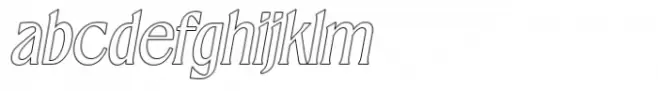 Galliso Outline Italic
