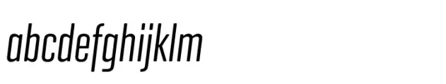 Geogrotesque XCompressed Italic