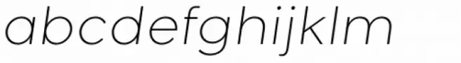 Giga Sans Extra Light Italic
