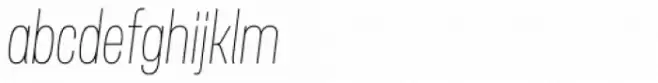Goudar HL Thin Italic