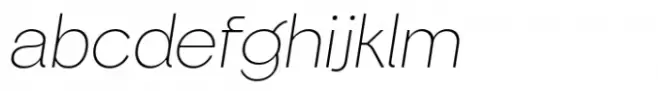 Gradus Extra Light Italic