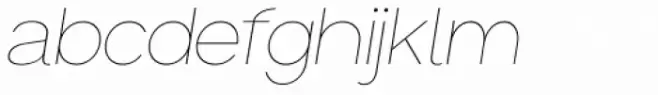 Groteska Thin Italic
