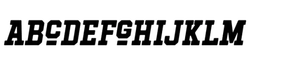 Hockeynight Serif Bold Italic