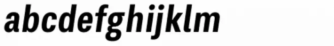 Kommon Grotesk Compressed SemiBold Italic