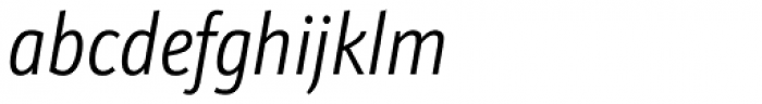 Kronos Sans Pro Compressed Light Italic