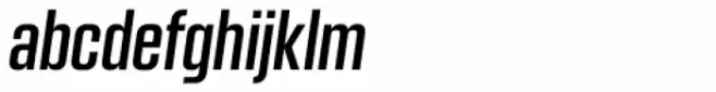 Kuunari Medium Compressed Italic