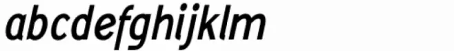 Kwalett Semi Bold Narrow Italic