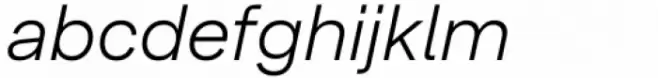 Lens Grotesk Light Italic