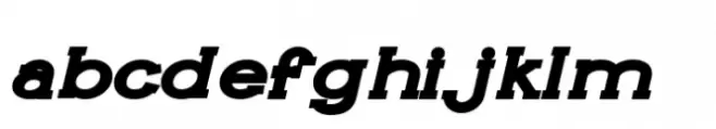 Lievin Extra Bold Expanded Italic