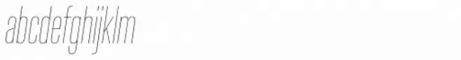 Molde Compressed Thin Italic