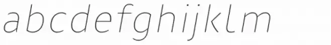 Nula Thin Italic