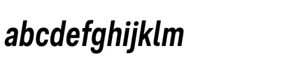 Ordina Compressed Semibold Oblique