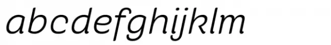 Paksa Light Italic