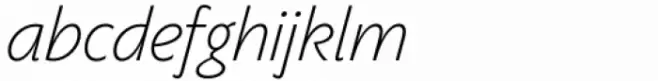 Phrasa Extra Light Italic
