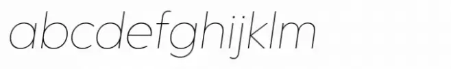 Punkto Thin Italic