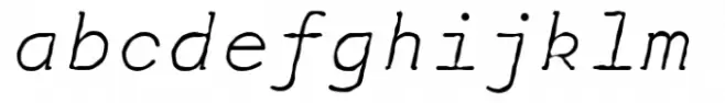 Rough Weekend Light Italic