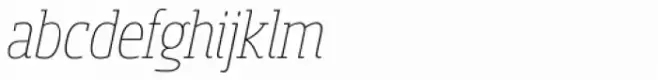 Sancoale Slab Cond Thin Italic