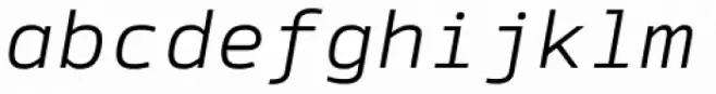 Syke Mono Light Italic