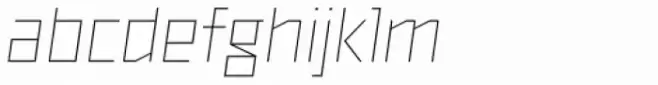 TT Bricks Thin Italic