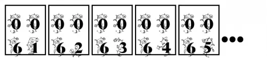 TT Ramillas Initials Black