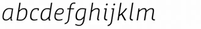 Werk Light Italic