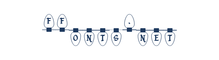 Christmas Lights Indoor font — Lorem ipsum body text preview